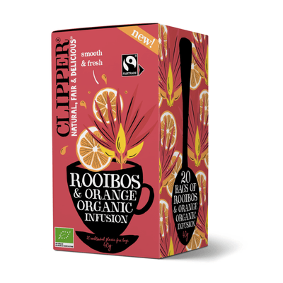 Clipper rooibos arancio bio (4x 20 pezzi)
