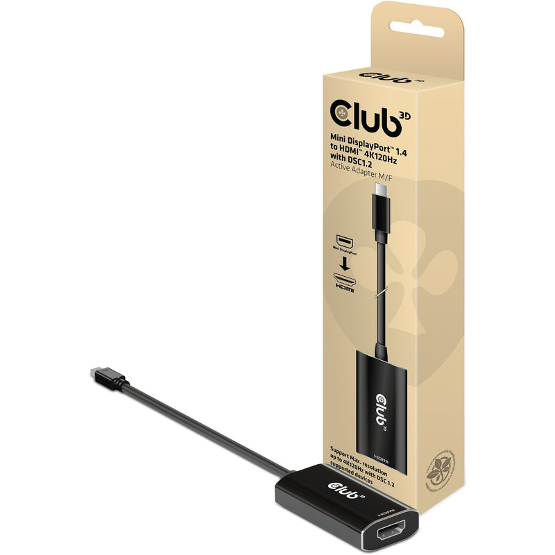 Club 3D Mini DisplayPort 1.4> HDMI con DSC1.2 Active