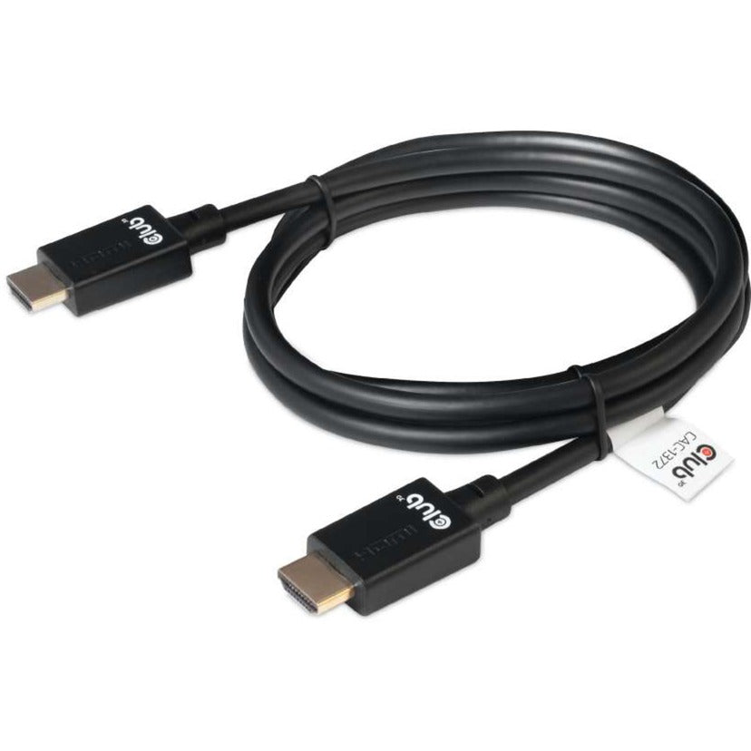 Club 3d ultra high speed hdmi kabel (zwart, 2 meter, 4k 120hz, 8k 60hz, 48gbps)