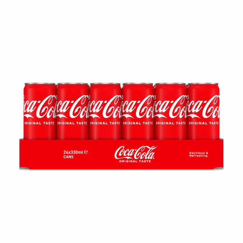 Lata de Coca-Cola normal (24x 33cl)