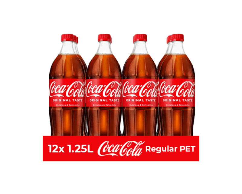 Coca-cola regular pet (12x 1.25 liter)