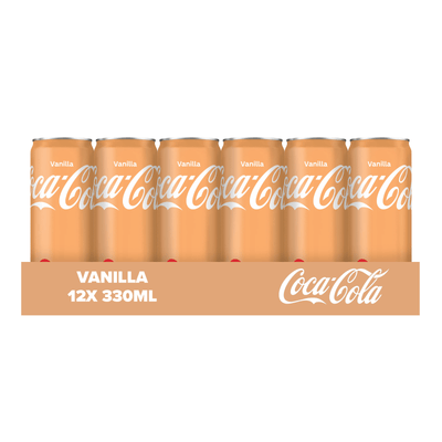 Coca-cola vanilla blik (24x 33cl) (kopie)