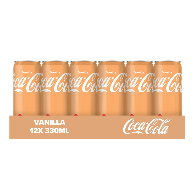 Coca-cola vanilla blik (24x 33cl) (kopie)