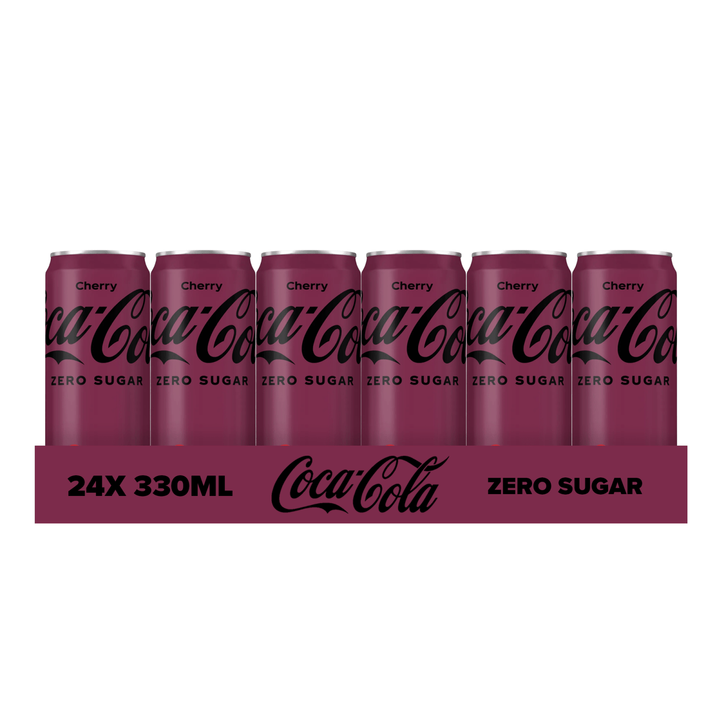 Coca-cola zero cherry blik (24x 33cl)