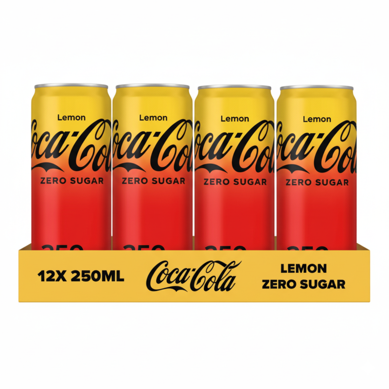 Coca-Cola Zero Limón Lata (12x 250ml)
