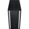 Cooler master masterbox 600 lite midi tower behuizing (zwart | 2x usb-a | 1x usb-c | rgb | tempered glass)