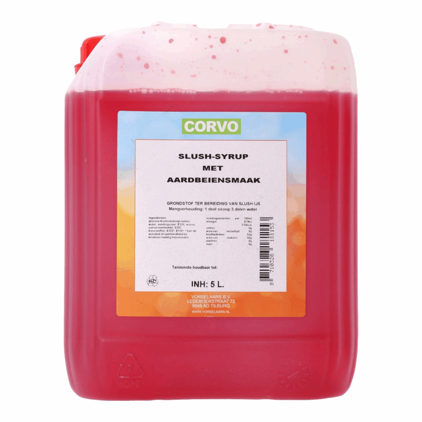 Sciroppo per granita Corvo al lampone (5 litri)