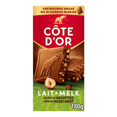 Cote d'or original tableta leche nuez (18x 180gr)