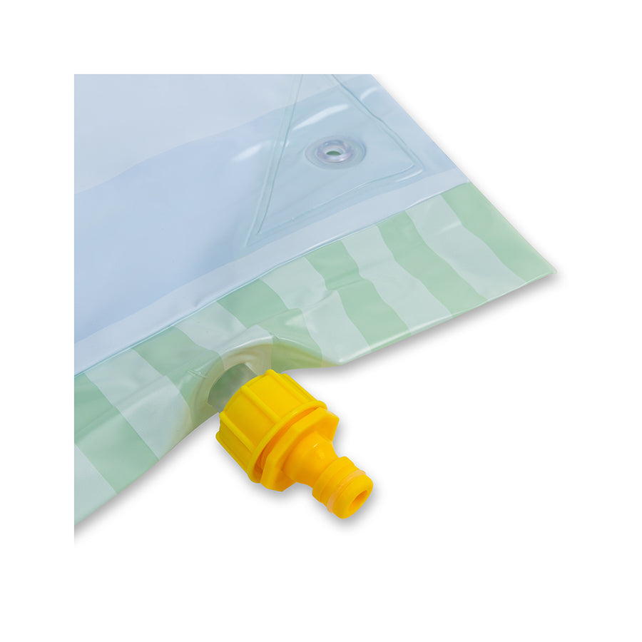 Cocodrilo | Diapositiva de agua inflable verde