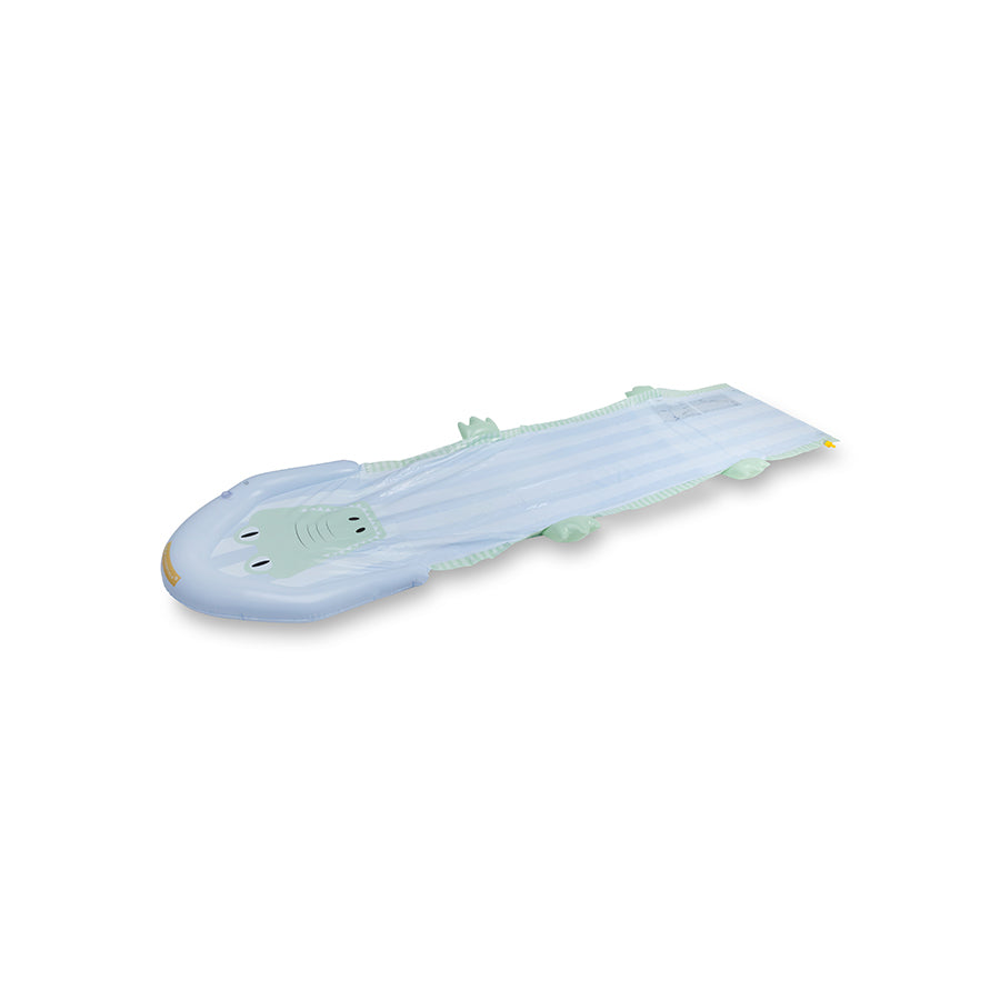Cocodrilo | Diapositiva de agua inflable verde