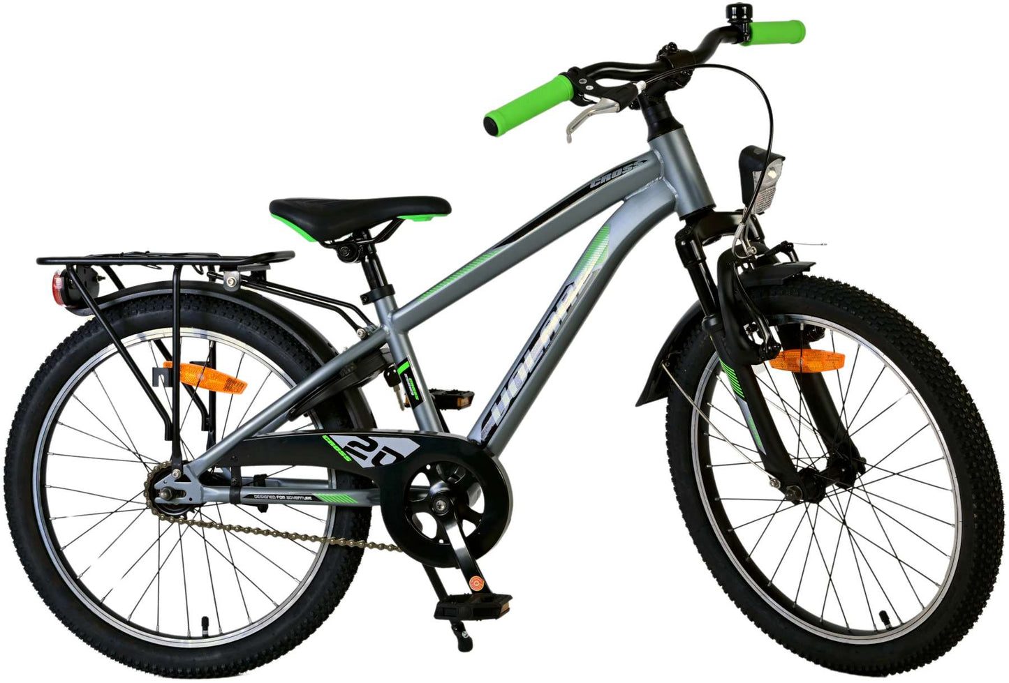 Bicycle per bambini Vlatare Cross - Boys - 20 pollici - Grigio scuro