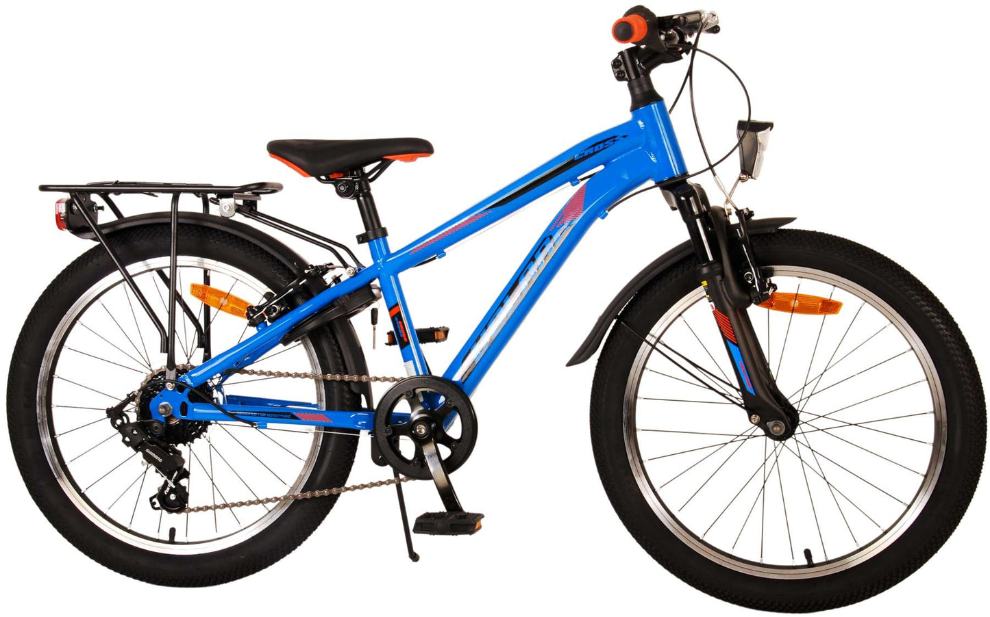 Volare Cross Kinderfiets - Jongens - 20 inch - Blauw - 6 versnellingen