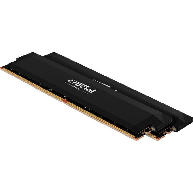 Crucial 32 gb ddr5-6000 (2x 16 gb) dual-kit werkgeheugen (zwart, cp2k16g60c36u5b, pro oc, xmp 3.0, expo)