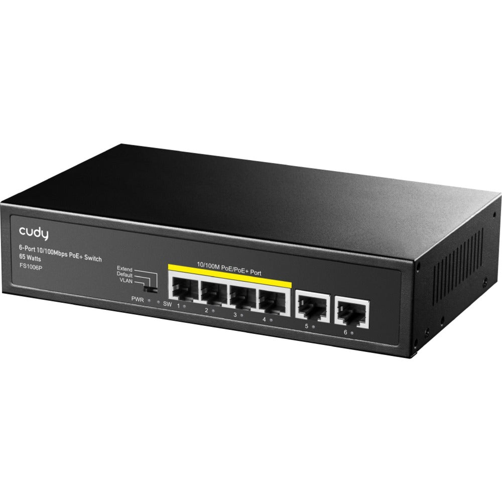 Cudy 6-puerto 10 100m Poe+ Switch