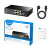 Cudy 8-puerto 10 100m Poe+ Switch