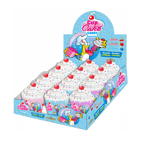 Funny candy cupcake dip + lick (12x 40gr)
