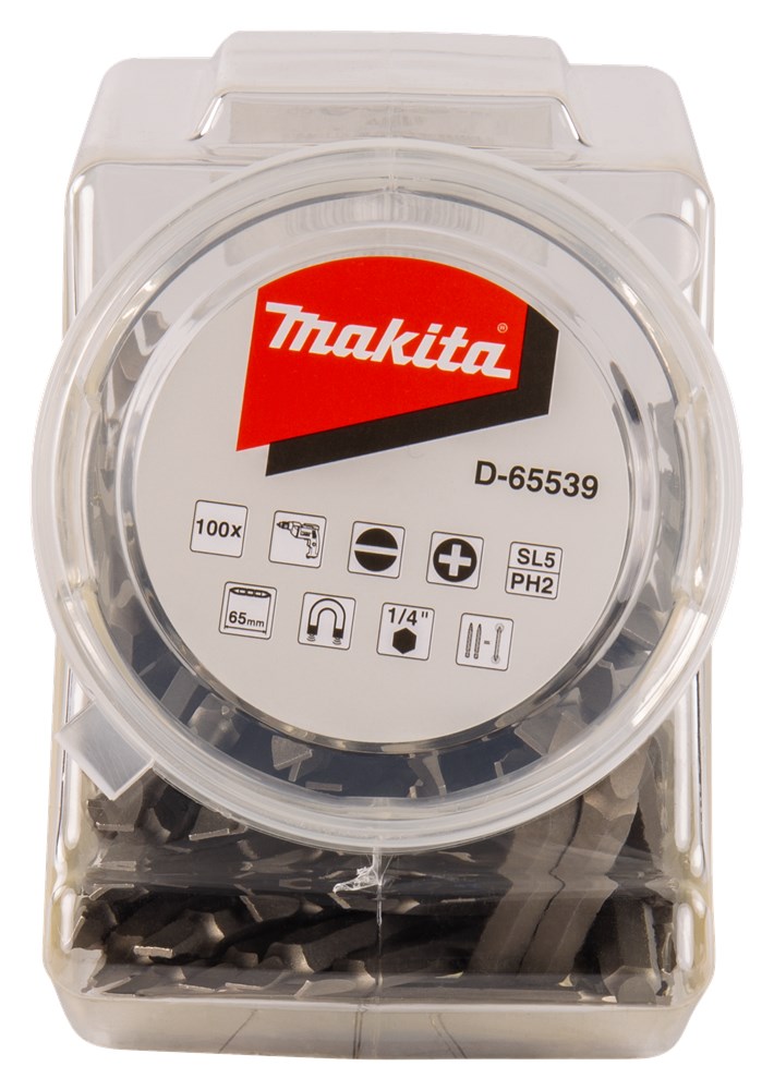 Accessori Makita dub.bit ph2-sl5 vaso 65mm 100pz - d-65539 - d-65539
