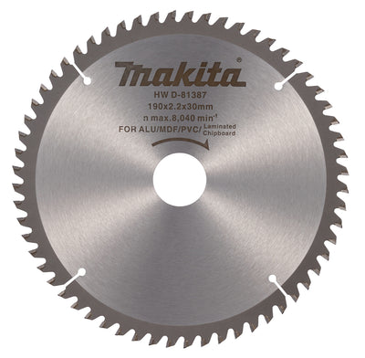 Lama per sega accessori Makita | materiali vari - d-81387