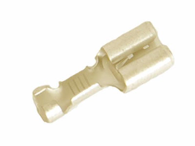 Terminal de cable Tirex sin aislamiento.6,3x0,8 hembra + clima. (casilla 25)