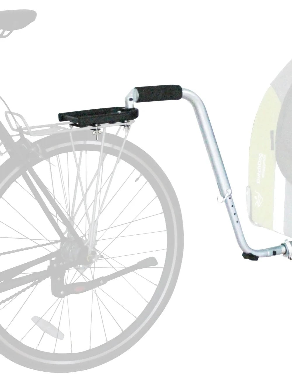 Portapacchi Doggyride Pull Rod grigio incl. britch lite