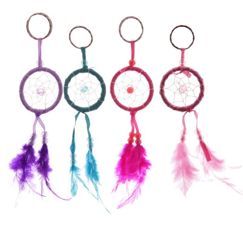 Mini piume Dream Catchers Key Catene