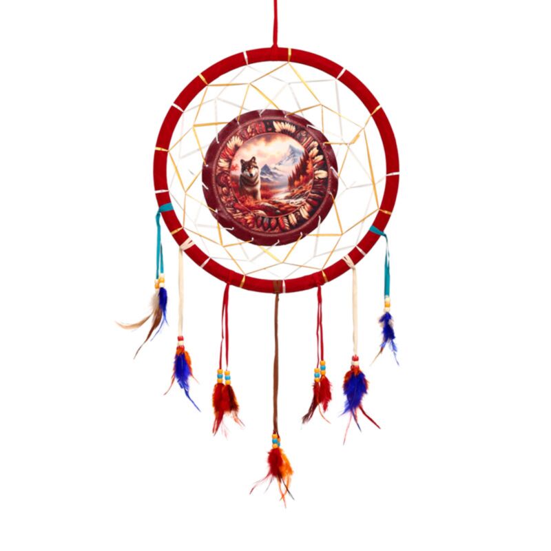 Autunno Wolf Dreamcatcher 33cm