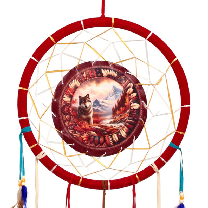 Autunno Wolf Dreamcatcher 33cm