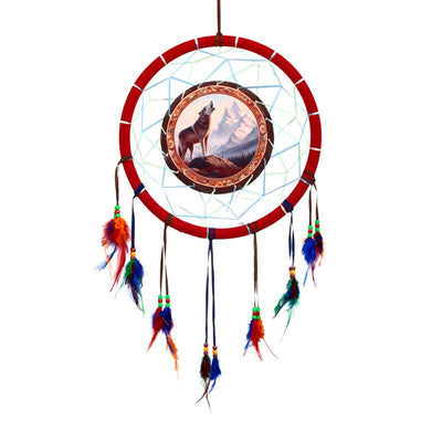 Berg Wolf Dreamcatcher 33cm