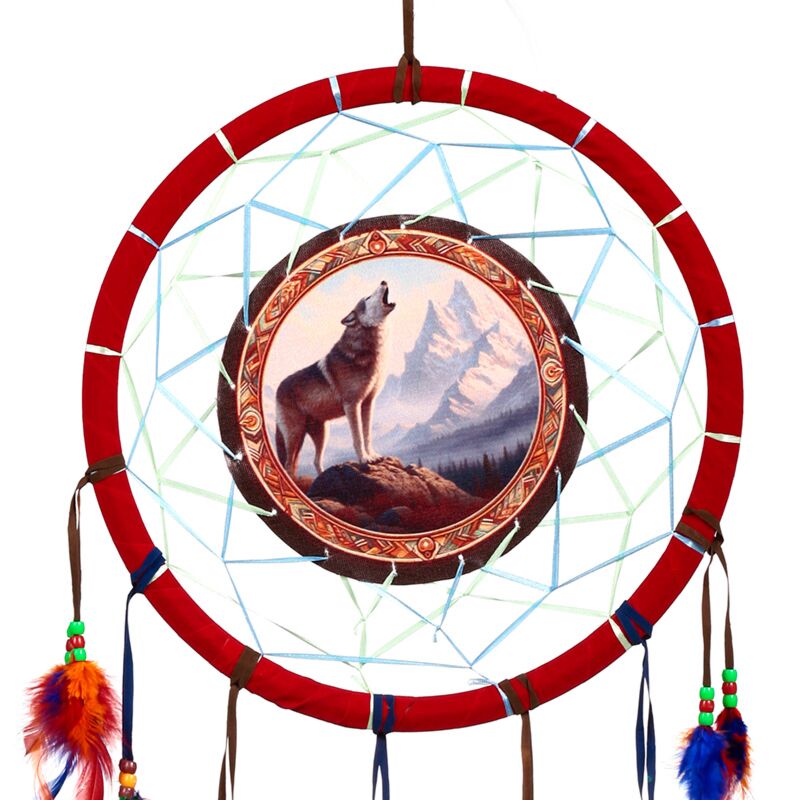 Berg Wolf Dreamcatcher 33cm