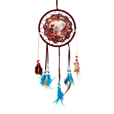 Autumn Wolf Dreamcatcher 16 cm