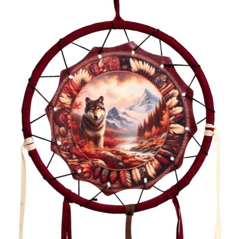 Herfst wolf dromenvanger 16cm