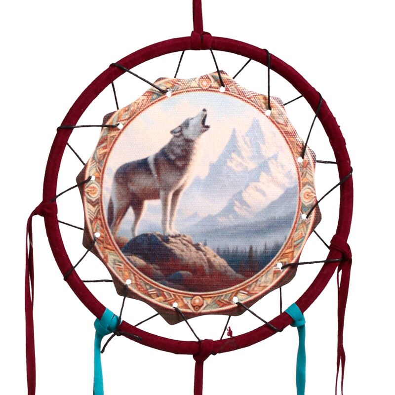 Berg Wolf Dreamcatcher 16 cm