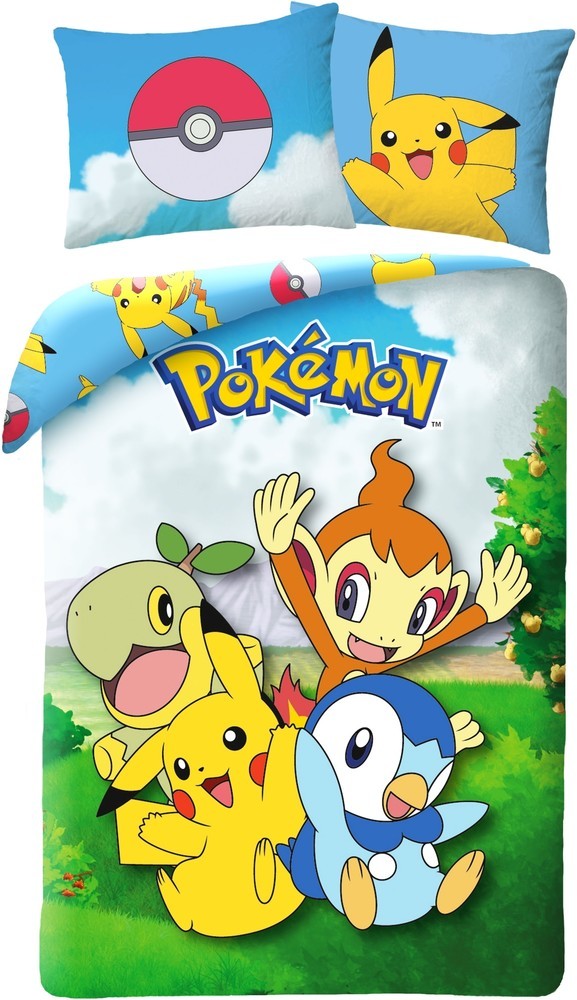 Pokemon piumino pokémon (pok-679): 140x200 70x90 cm