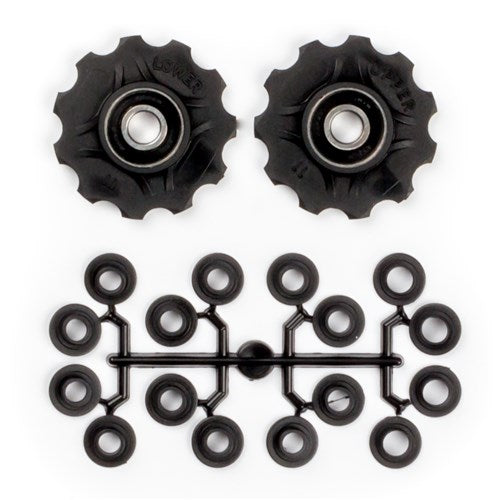 desviador ruedas 11 dientes 7-11V negro 2 piezas