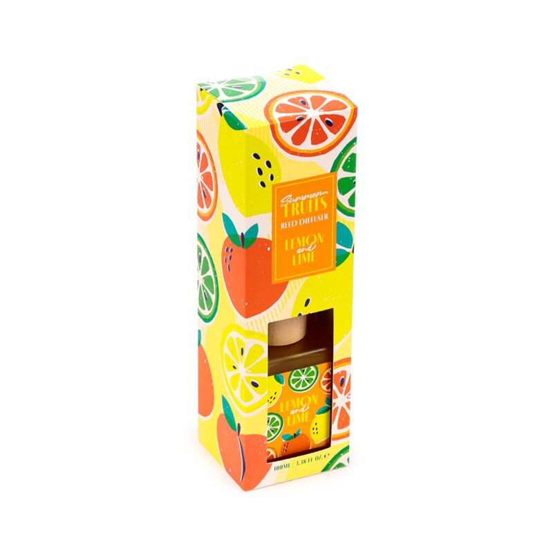 Zomer fruit citroen limoen 100ml geurstokjes