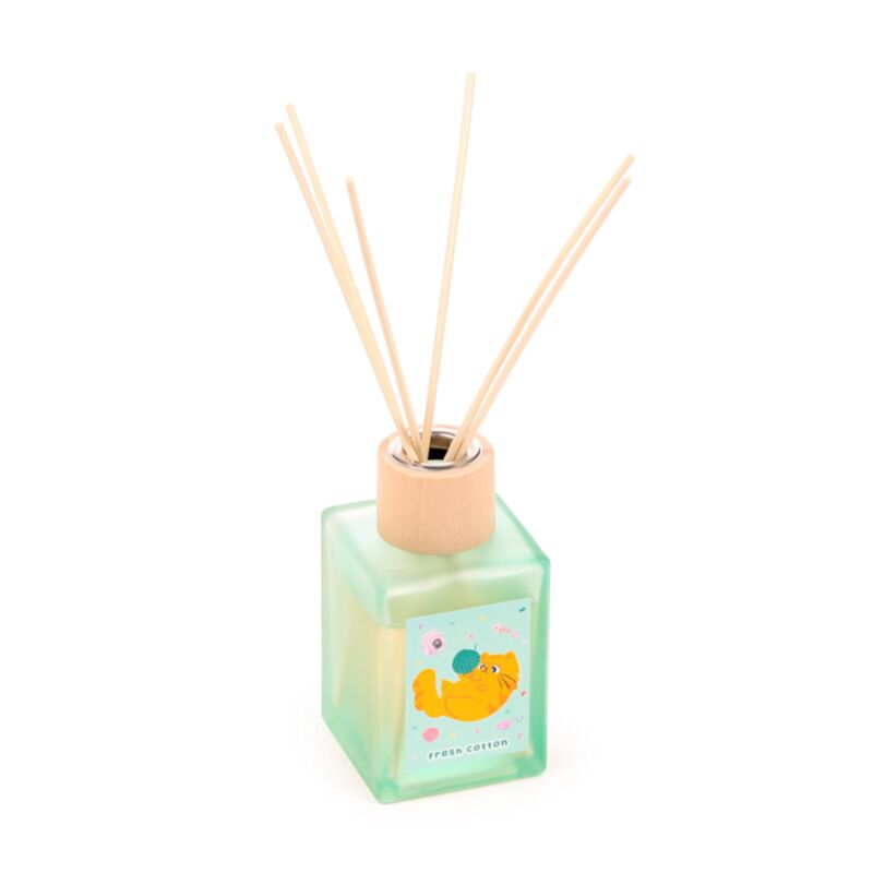 Beans Co Cats Fresh Cotton 100ml Fragance Sticks Huisparfum