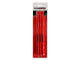 Matita da carpentiere per scavatori | 24 centimetri| rosso | 3 pezzi - dig371