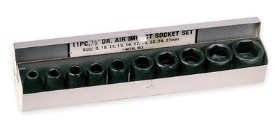 Set di bussole a impatto Action 1 2 11 pezzi (NML)