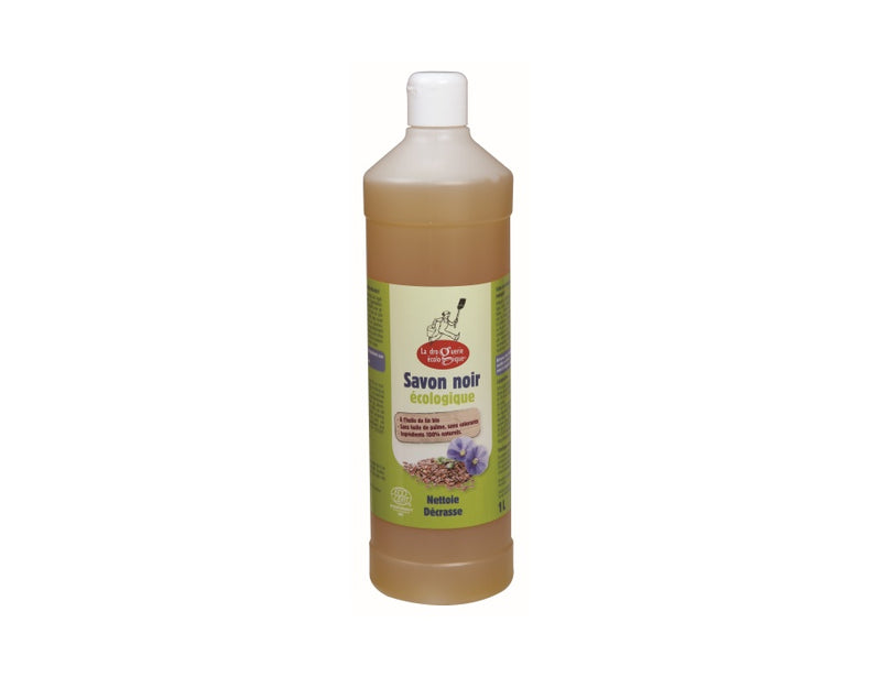 LA Droguerie Ecologique Green Black Soap Liquid Line Line Oil 1L