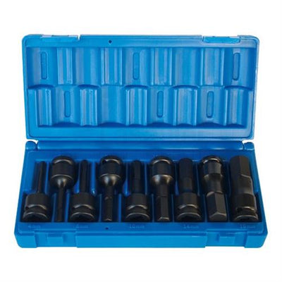 Set di bussole a impatto Action 1 2 esagono incassato da 9 pezzi