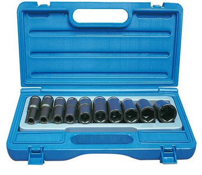 Set di bussole Action Impact 1 2 profonde 10 pezzi