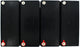 Dyno Europe UPS battery replacement set RBC55 (excl. Cables)