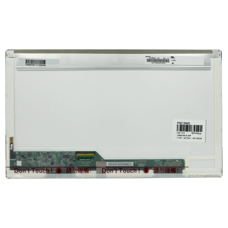 14.0 inch lcd scherm 1366x768 glans 40pin
