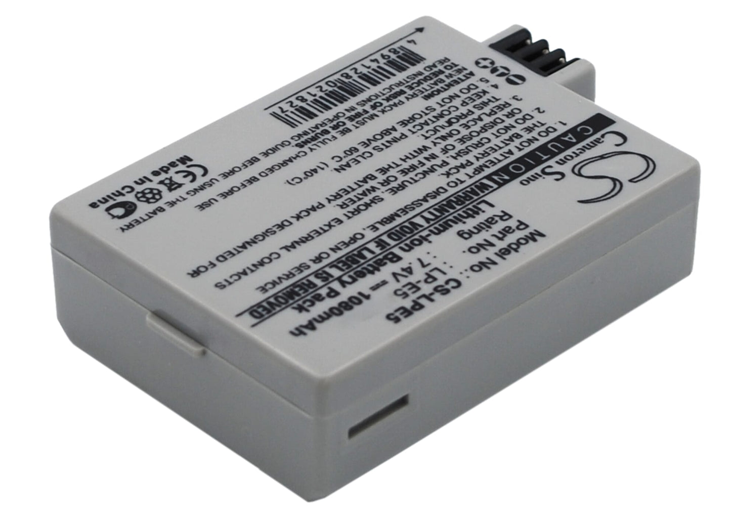 Blu-basic digitale camera accu 7.4v 1080mah li-ion voor canon