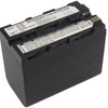 Batteria per videocamera Blu-Basic 7.2V 6600Mah