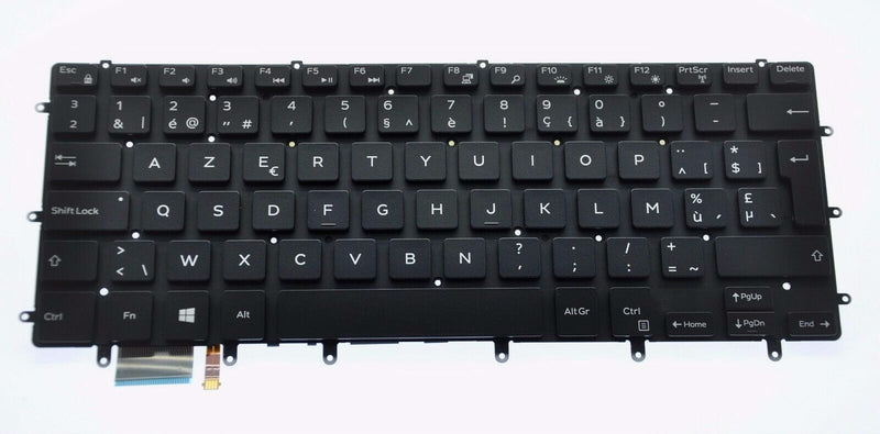 Tecla de laptop de Dell Azerty be