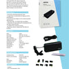 Yanec Universal Laptop Adapter 90W con 8 consejos negros