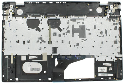 Tastiera per laptop Hp qwerty us + cover superiore, argento