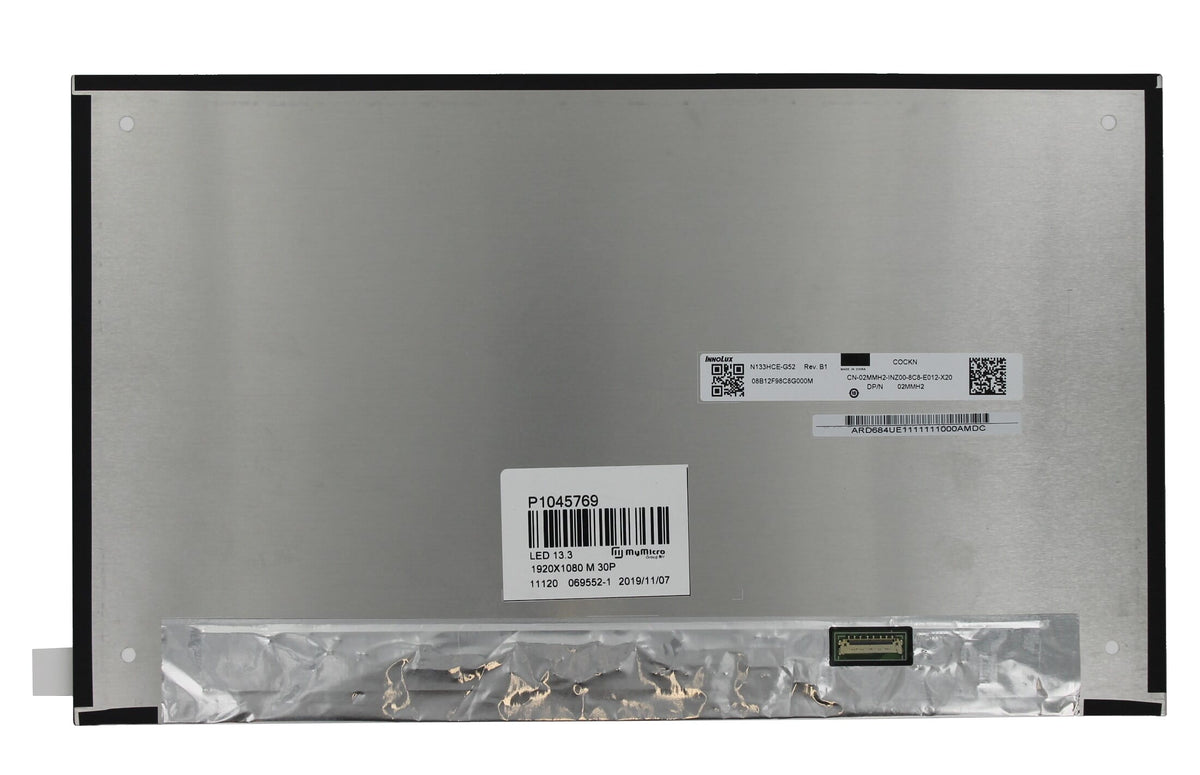 13.3 inch lcd scherm 1920x1080 mat 30pin edp, ips, 17mm