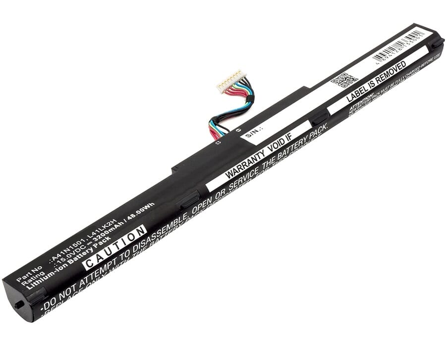 Batteria per laptop di sostituzione 15V 3200 mAh